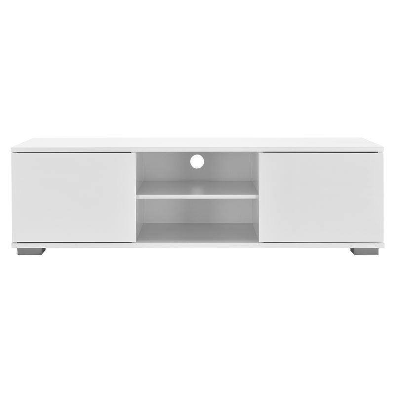 Målskitse [en.casa]® Tv-bord - 2 dørrer - 34,5x120x40cm - MDF - i forskellige farver