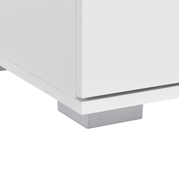[en.casa]® Tv-bord - 2 dørrer - 34,5x120x40cm - MDF - i forskellige farver