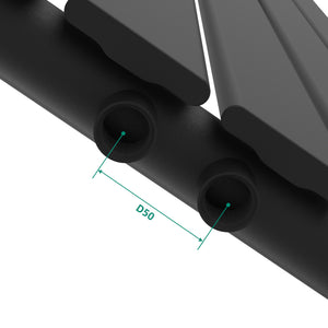 Designradiator Nore Black 160x45cm Enkeltlag 790W [neu.haus].