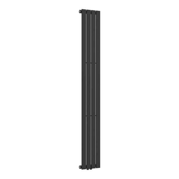 Designradiator Nore Black 180x30cm Enkeltlag 598W [neu.haus].