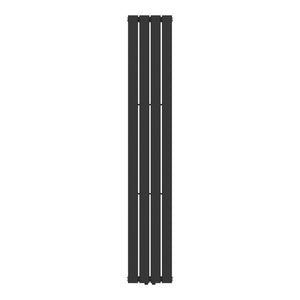 Designradiator Nore Black 180x30cm Enkeltlag 598W [neu.haus].