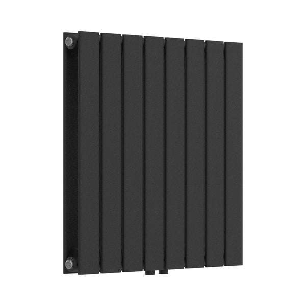 Designradiator Nore sort 60x60cm dobbeltlag 809W [neu.haus]