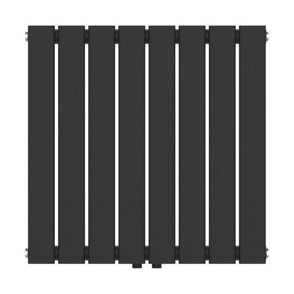 Designradiator Nore Black 60x60cm Enkeltlag 459W [neu.haus].