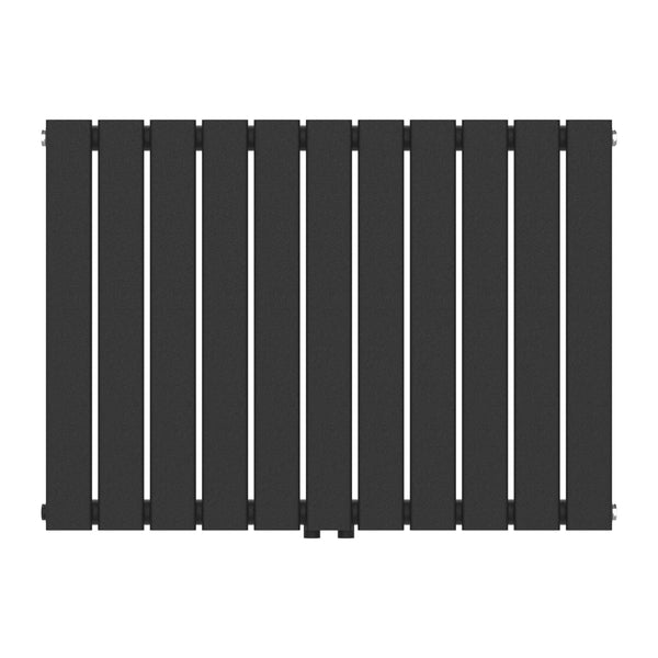 Designradiator Nore Black 60x80cm Enkeltlag 616W [neu.haus].