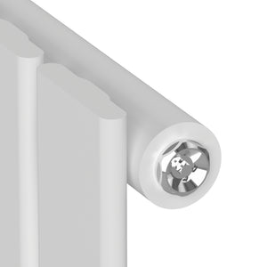 Designerradiator Nore Hvid 180x30cm Enkeltlag 598W [neu.haus]