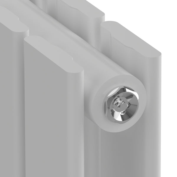 Designerradiator Nore Hvid 60x60cm dobbeltlag 809W [neu.haus].