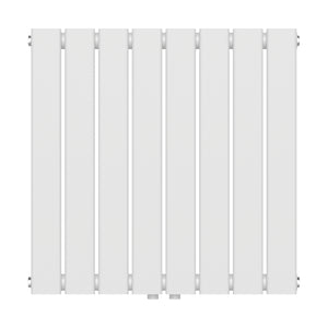 Designerradiator Nore Hvid 60x60cm Enkeltlag 459W [neu.haus].
