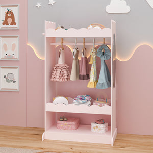 Børnegarderobe Vestnes med spejl [en.casa]