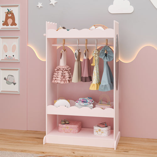Børnegarderobe Vestnes med spejl [en.casa]