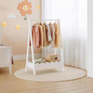 Børnegarderobe Vestnes 99x66x38 cm [en.casa]