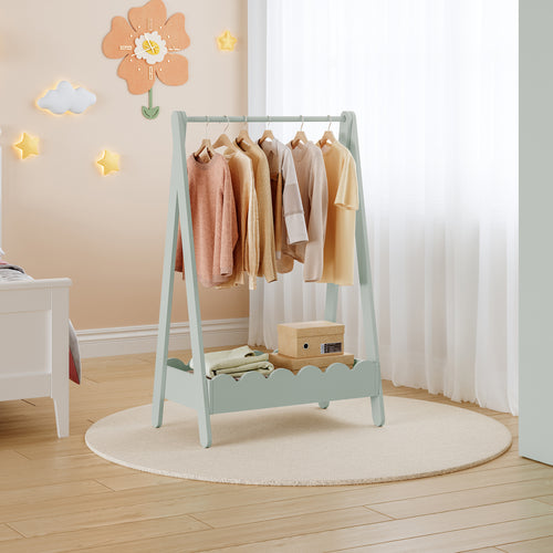 Børnegarderobe Vestnes 99x66x38 cm [en.casa]