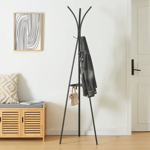 Garderobestativ Vevelstad 181x52,5x52,5 cm stål [en.casa] - premiumXL
