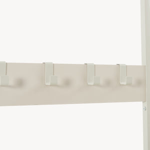 Knagerække Napinerg med spejl og skohylde 185x98x34 cm [en.casa]
