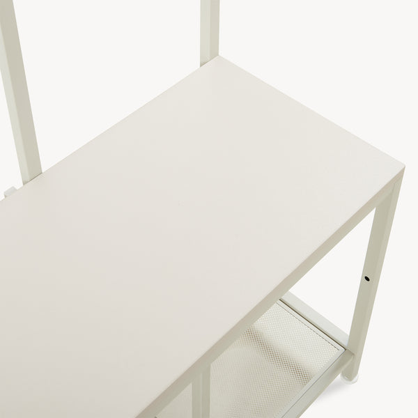 Knagerække Napinerg med spejl og skohylde 185x98x34 cm [en.casa]