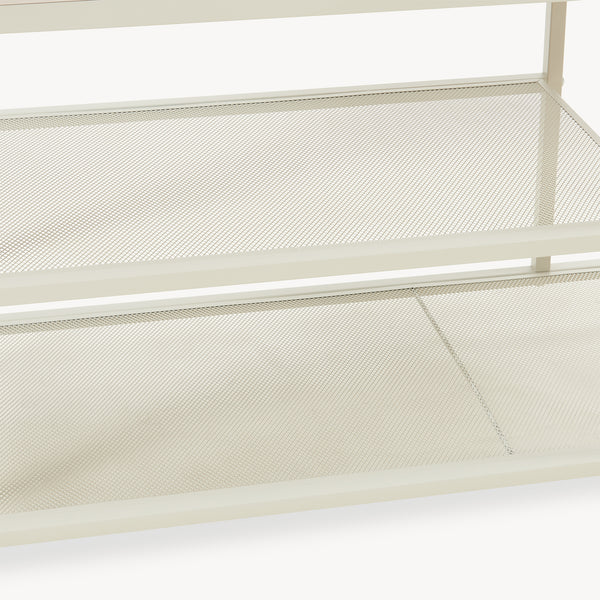 Knagerække Napinerg med spejl og skohylde 185x98x34 cm [en.casa]