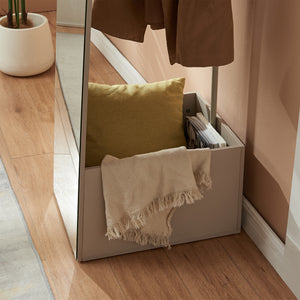 Garderobespejl 2-i-1 Kuonta 165x40x51 cm [en.casa]