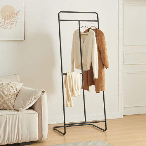 Garderobestativ Sandviken 166x63x48 cm stål [en.casa]