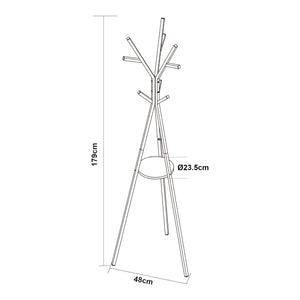 Garderobestativ Edet 179x48x48 cm [en.casa]