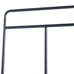 Garderobestativ Sandviken 166x63x48 cm stål [en.casa]