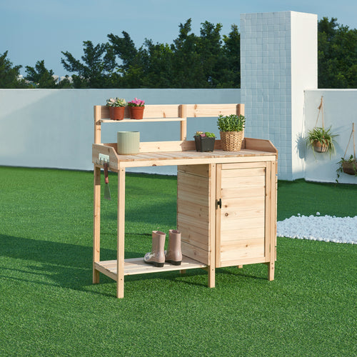 Plantbord Alessano fyrretræ [casa.pro]