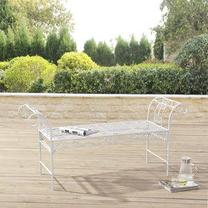Havebænk Cossila 70x147x46 cm forskellige farver farver en.casa