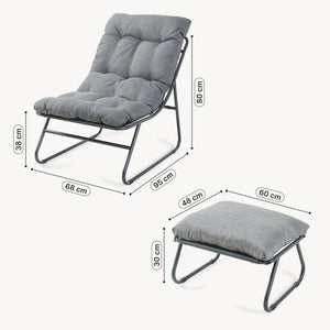 Havemøbelsæt Malmö 2 dele [casa.pro]