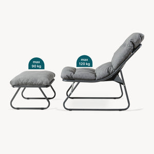 Havemøbelsæt Malmö 2 dele [casa.pro]