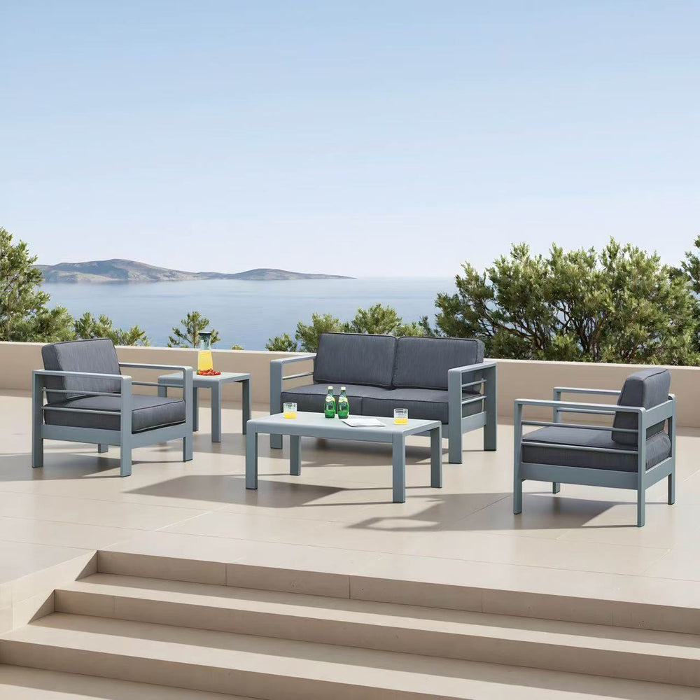 Havemøbelsæt Avise i aluminium med 5 dele [casa.pro]