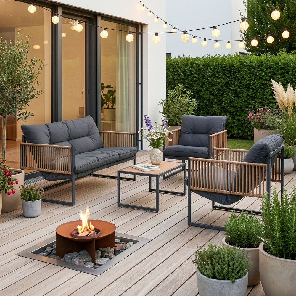 Loungesæt Karg 4 dele [casa.pro]
