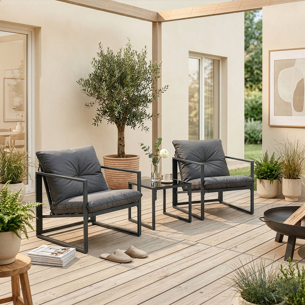 Loungesæt Karg 3 dele [casa.pro]