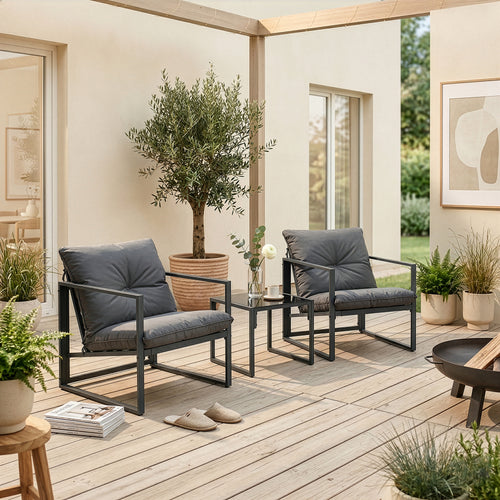 Loungesæt Karg 3 dele [casa.pro]
