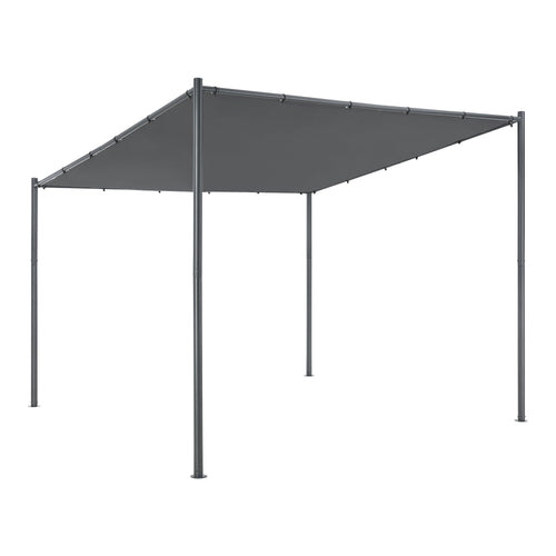 Carunchio havepavillon 300x285x248cm mørkegrå [en.casa].
