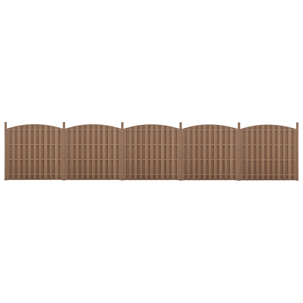 WPC havehegn med rundbue [neu.holz] - premiumXL