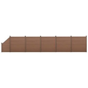 WPC havehegn med skråelement [neu.holz] - premiumXL