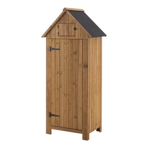 Værktøjsskab Ottrott 179x77x54cm Brændeopbevaring Brændereol [en.casa].