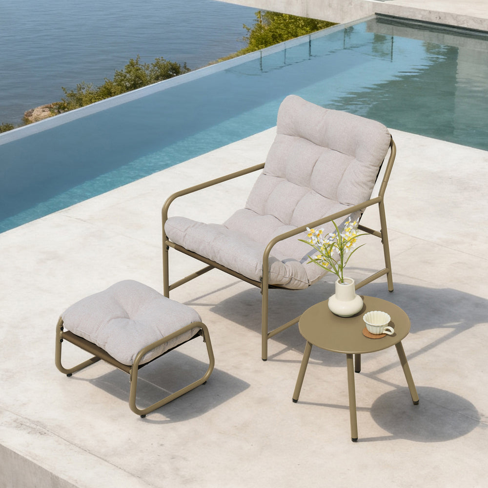 Trerdfjoa 3-delt havemøbelsæt [en.casa]