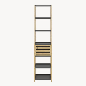 Badreol Kydesby Bambus Natur/Grå [en.casa]