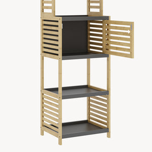 Badreol Kydesby Bambus Natur/Grå [en.casa]