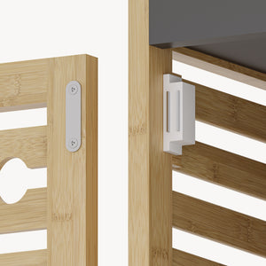 Badreol Kydesby Bambus Natur/Grå [en.casa]