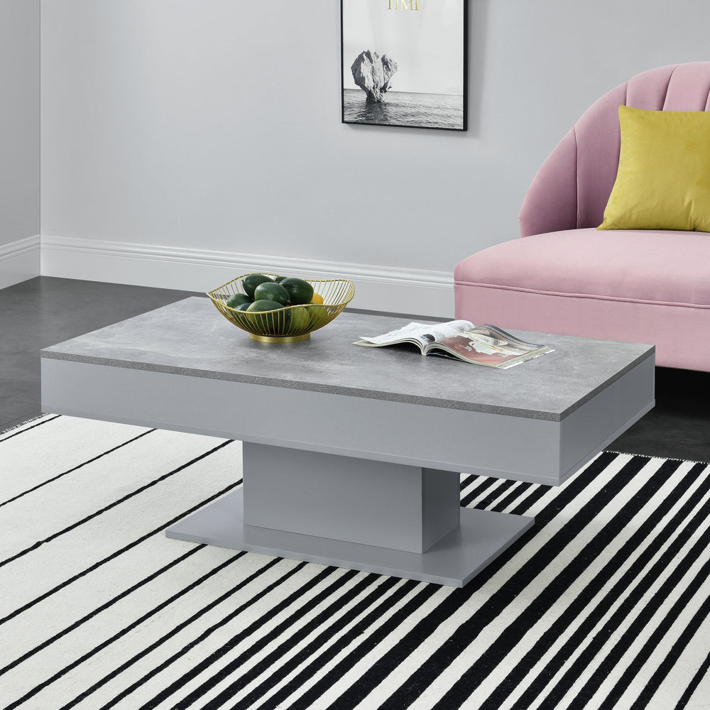 Sofabord Lünen med 2 opbevaringsrum i forskellige farver [en.casa] - premiumXL