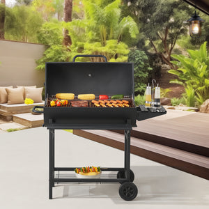 Armento grillvogn 95x108x61cm sort [casa.pro].