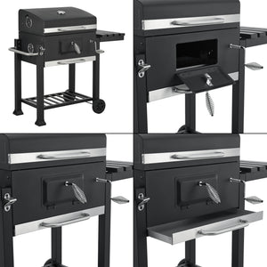 Arnad sort grillvogn [casa.pro].