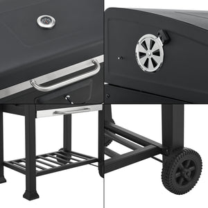 Arnad sort grillvogn [casa.pro].
