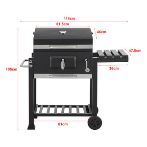 Arnad sort grillvogn [casa.pro].