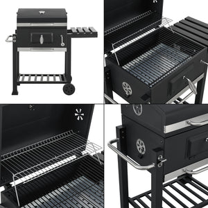Arnad sort grillvogn [casa.pro].