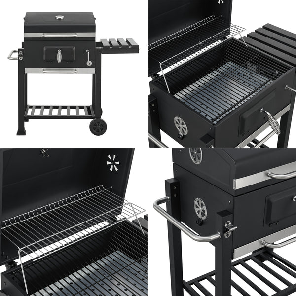 Arnad sort grillvogn [casa.pro].