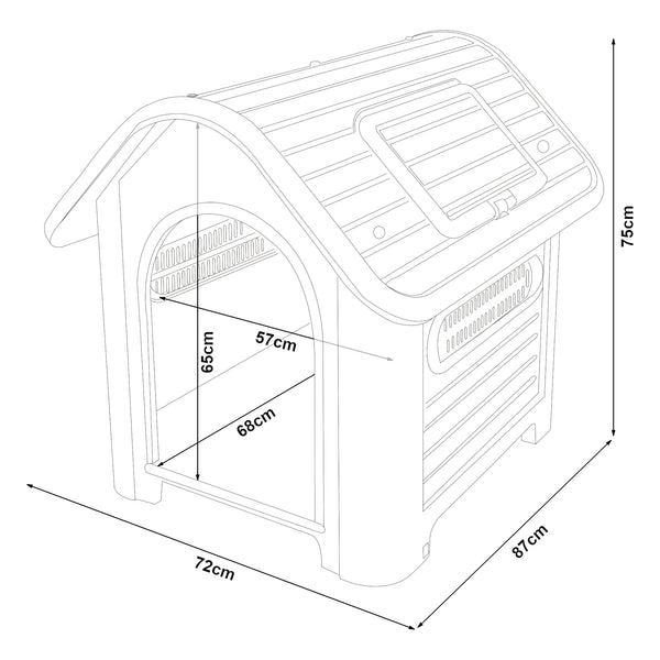 Bello hundekennel [en.casa]