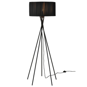 [lux.pro]® Standerlamper - Black Mikado 1xE27 - 60W - sort