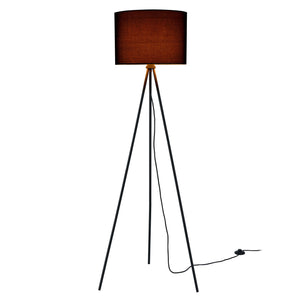 Gulvlampe drejefod 1x E27 Ø 29,5 x 150 cm Sort lux.pro - premiumXL