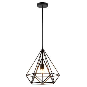 [lux.pro]® Stilig Hængelampe - Retro - Industrial look - 1 x E27 - max. 60W - metal - i forskellige farver